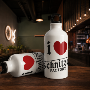 Παγούρι Schnitzel Factory – I ❤️ Schnitzel