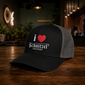 Καπέλο Trucker "I ❤️ Schnitzel Factory"